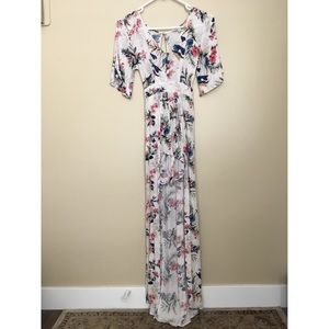 00 American eagle romper maxi dress